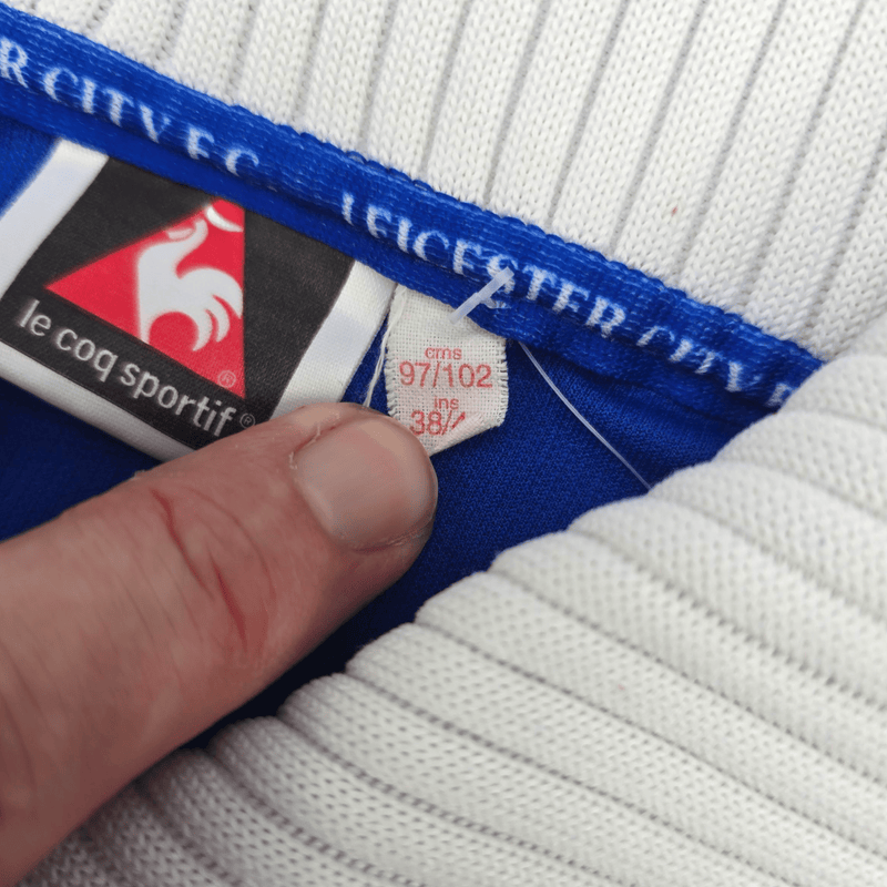 2000/01 Leicester City Home Football Shirt (M) Le Coq Sportif - Football Finery - FF301559