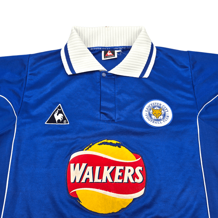 2000/01 Leicester City Home Football Shirt (M) Le Coq Sportif - Football Finery - FF301559