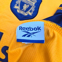 2000/01 Liverpool Away Football Shirt (M) Reebok 17 Gerrard - Football Finery - FF301580