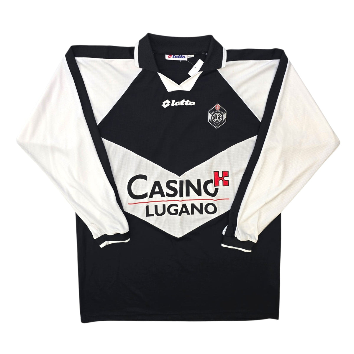 2000/01 Lugano Away Football Shirt (XL) Lotto - Football Finery - FF304036