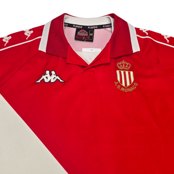 2000/01 Monaco Home Football Shirt (XL) Kappa - Football Finery - FF302602