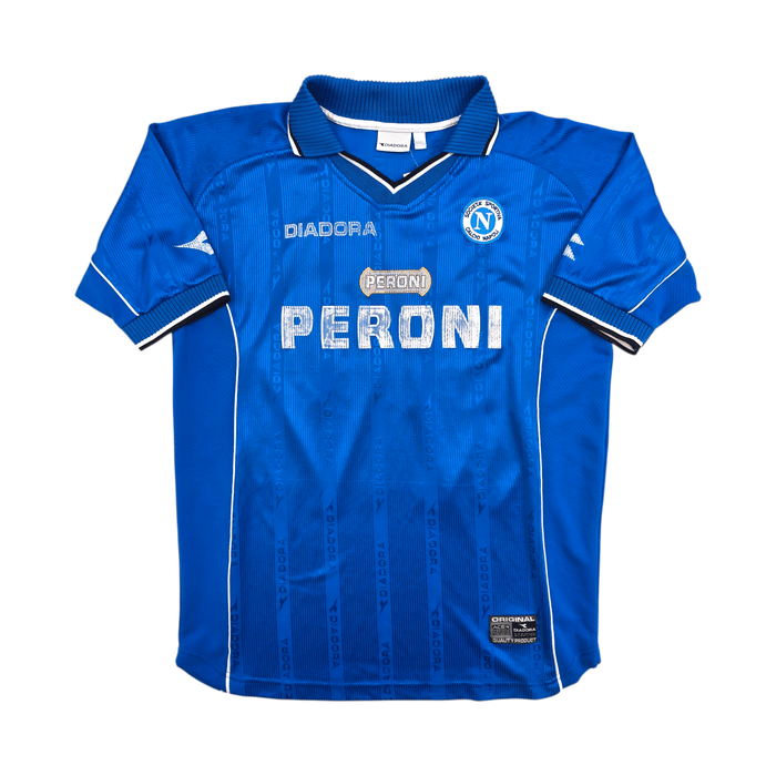 2000/01 Napoli Home Football Shirt (XL) Diadora 20 Matuzalem - Football Finery - FF301176