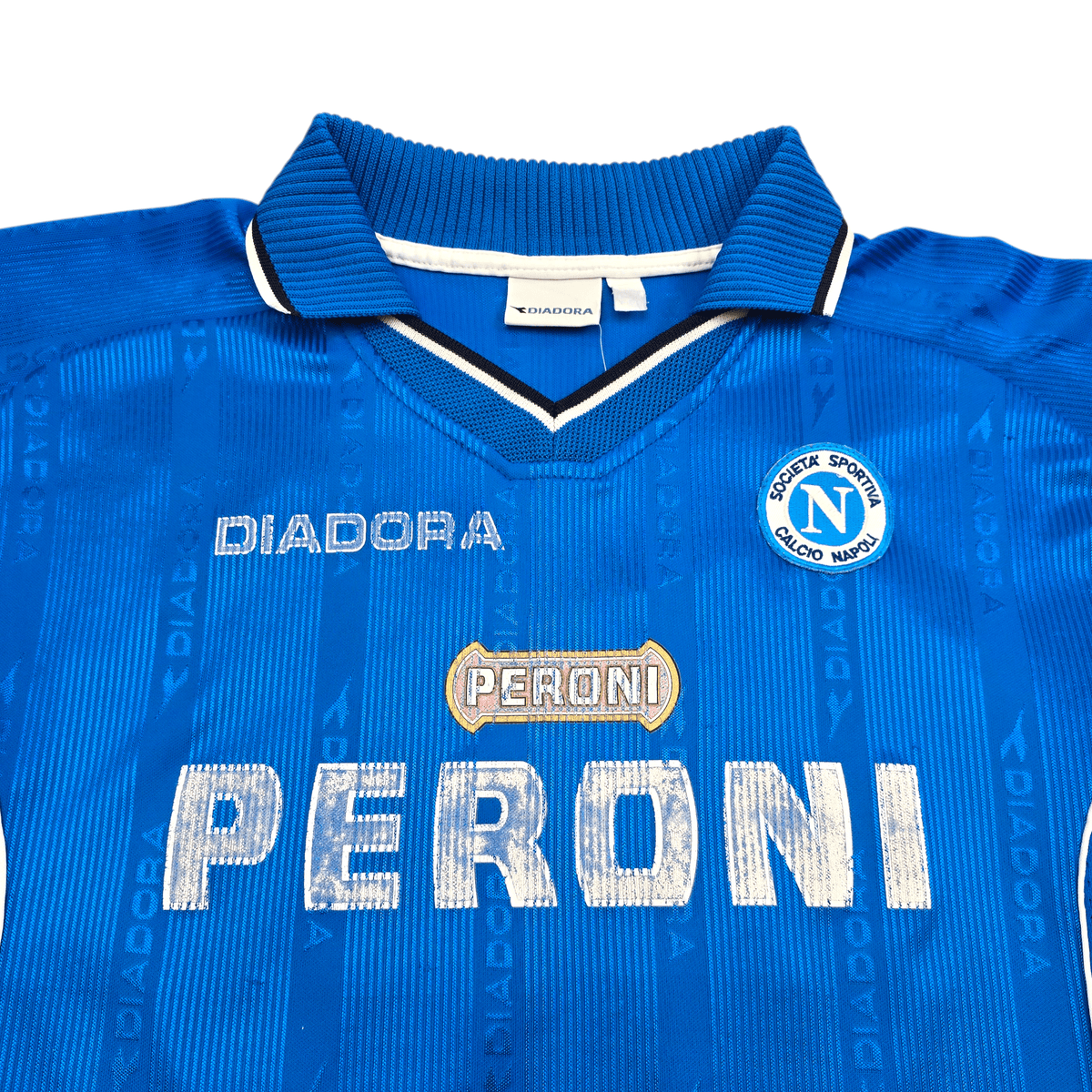 2000/01 Napoli Home Football Shirt (XL) Diadora 20 Matuzalem - Football Finery - FF301176