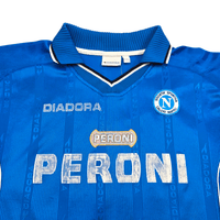 2000/01 Napoli Home Football Shirt (XL) Diadora 20 Matuzalem - Football Finery - FF301176