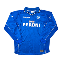 2000/01 Napoli Home Football Shirt (XL) Diadora - Football Finery - FF303408