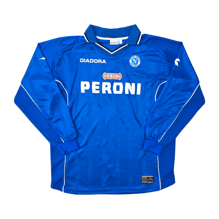 2000/01 Napoli Home Football Shirt (XL) Diadora - Football Finery - FF303408