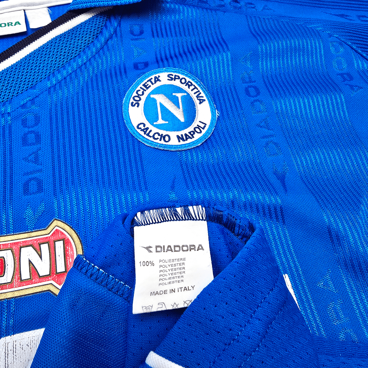 2000/01 Napoli Home Football Shirt (XL) Diadora - Football Finery - FF303408