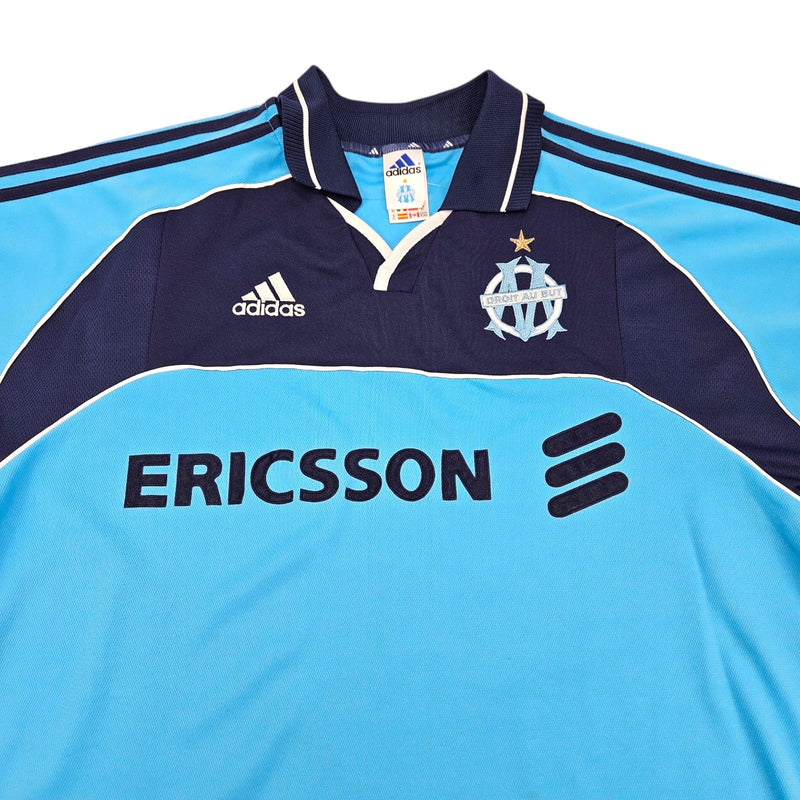 2000/01 Olympique Marseille Third Football Shirt (XL) Adidas #29 Weah - Football Finery - FF203172