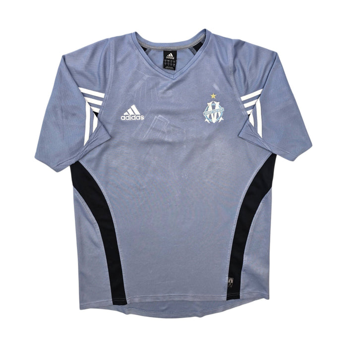 2000/01 Olympique Marseille Training Shirt (M) Adidas - Football Finery - FF305925