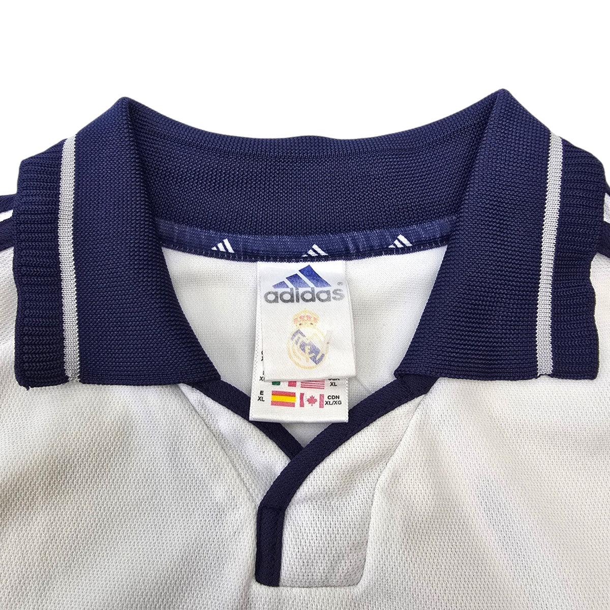2000/01 Real Madrid Home Football Shirt (XL) Adidas - Football Finery - FF305034