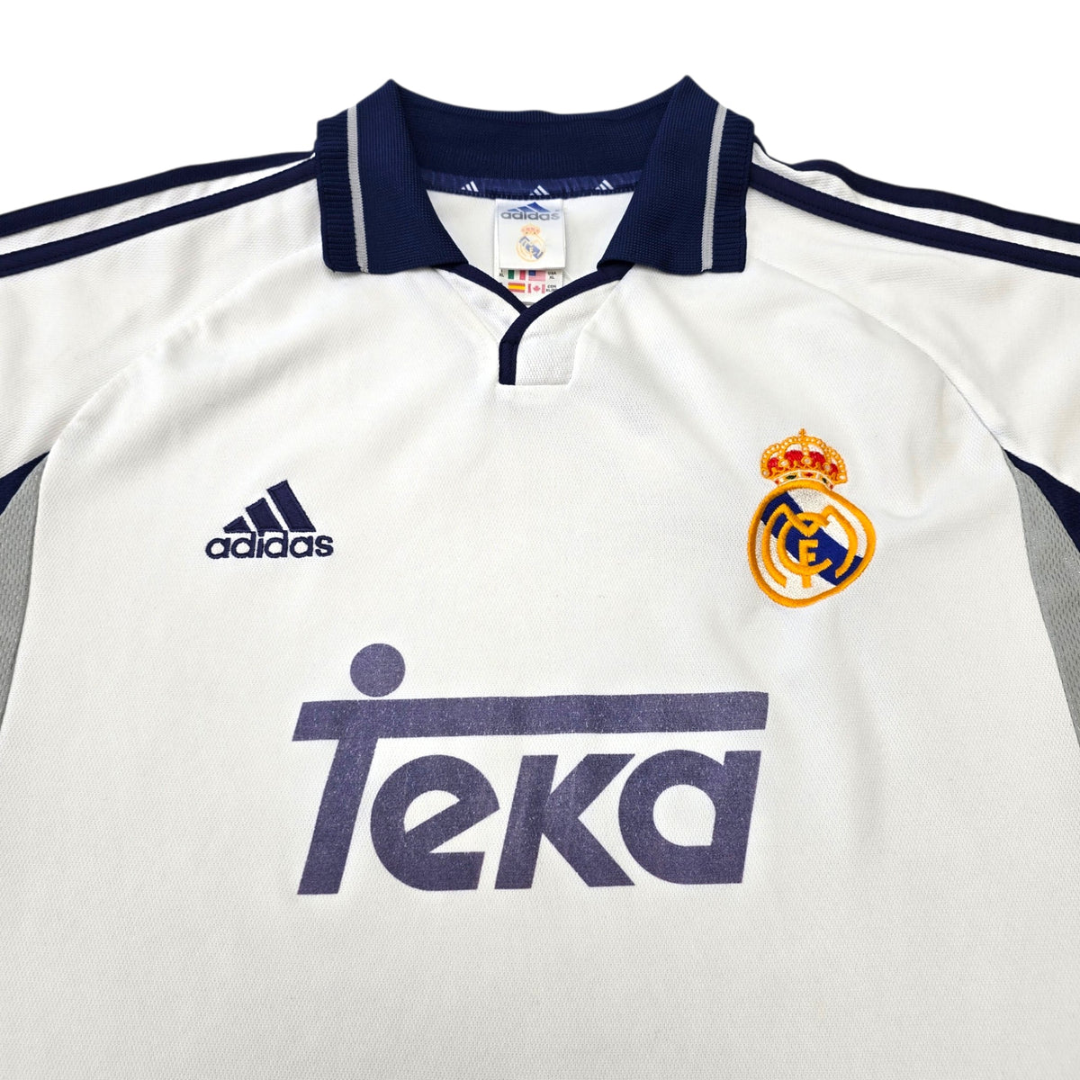 2000/01 Real Madrid Home Football Shirt (XL) Adidas - Football Finery - FF305034
