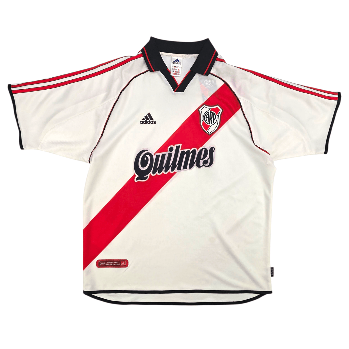2000/01 River Plate Home Football Shirt (XL) Adidas - Football Finery - FF302615