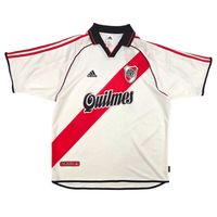 2000/01 River Plate Home Football Shirt (XL) Adidas - Football Finery - FF302615