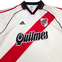 2000/01 River Plate Home Football Shirt (XL) Adidas - Football Finery - FF302615