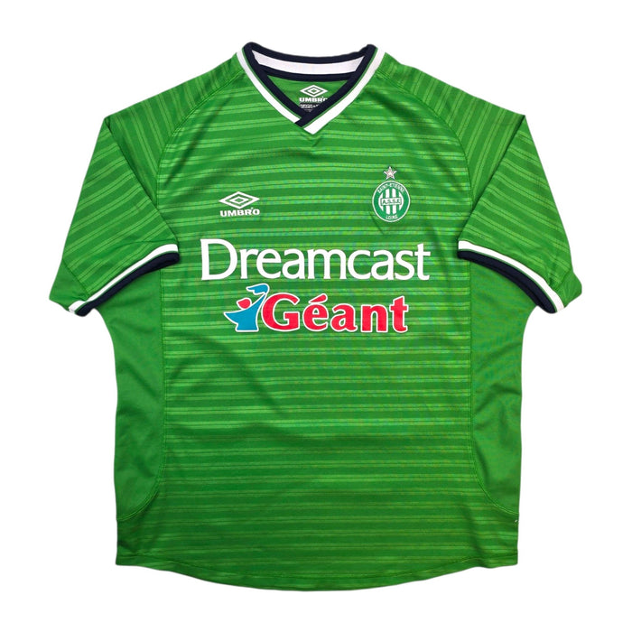 2000/01 Saint Etienne Home Football Shirt (XL) Umbro - Football Finery - FF307543