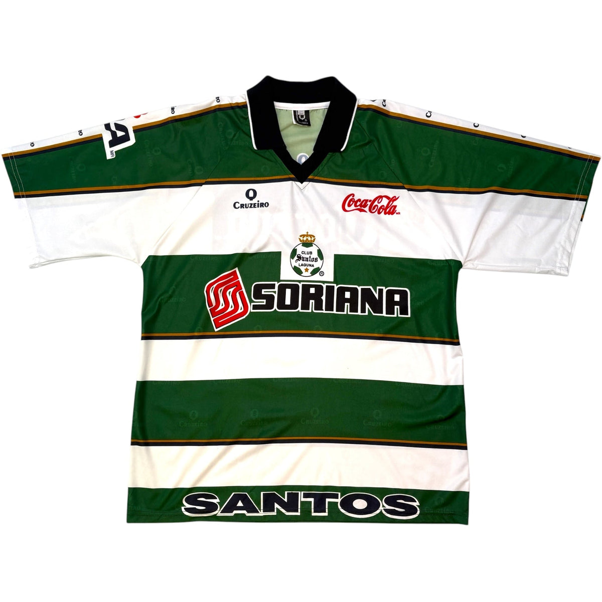 2000/01 Santos Laguna Home Football Shirt (L) Corona Sport - Football Finery - FF303606