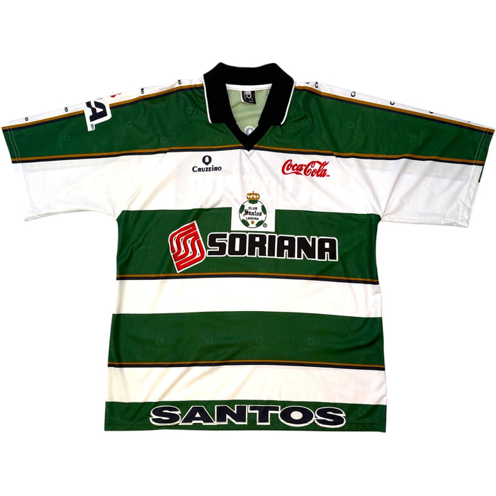 2000/01 Santos Laguna Home Football Shirt (L) Corona Sport - Football Finery - FF303606