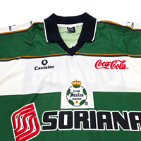 2000/01 Santos Laguna Home Football Shirt (L) Corona Sport - Football Finery - FF303606