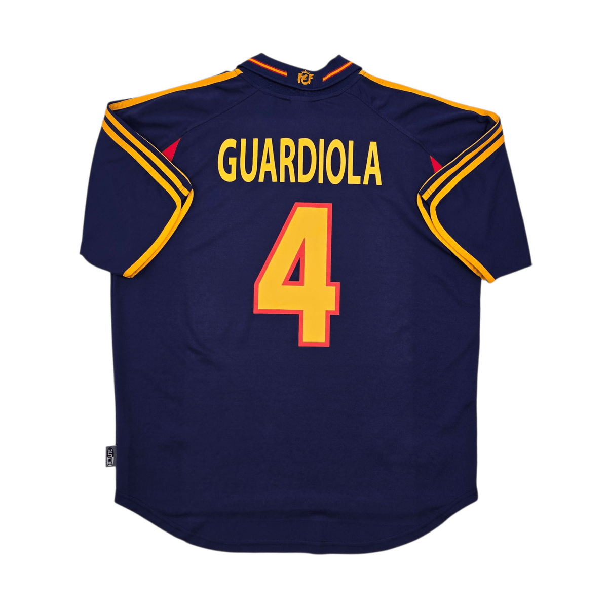 2000/01 Spain Third Football Shirt (L) Adidas 4 Guardiola - Football Finery - FF303922