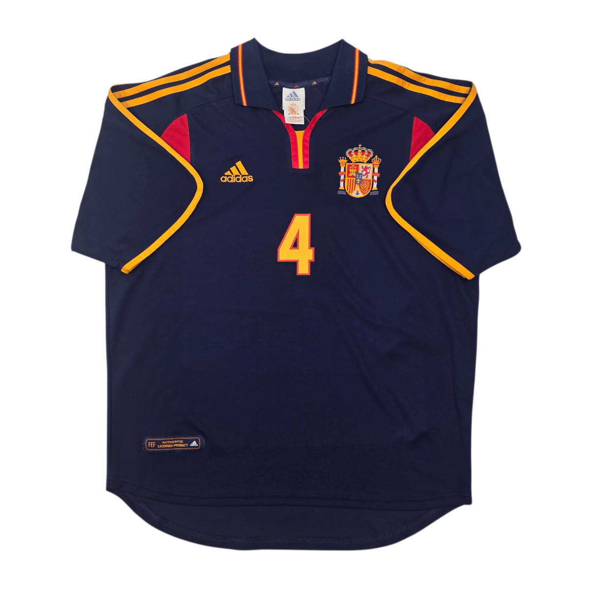 2000/01 Spain Third Football Shirt (L) Adidas 4 Guardiola - Football Finery - FF303922