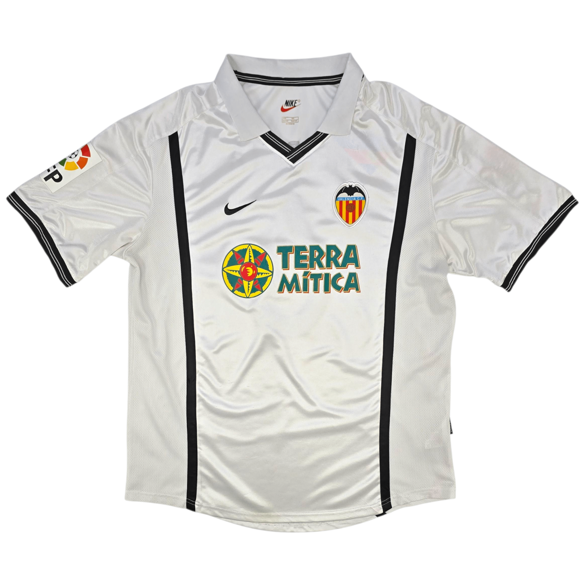2000/01 Valencia Home Football Shirt (M) Nike #6 Mendieta 2000/01 Valencia Home Football Shirt (M) Nike #6 Mendieta