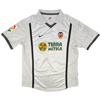 2000/01 Valencia Home Football Shirt (M) Nike 6 Mendieta - Football Finery - FF302163