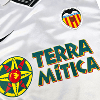 2000/01 Valencia Home Football Shirt (M) Nike 6 Mendieta - Football Finery - FF302163