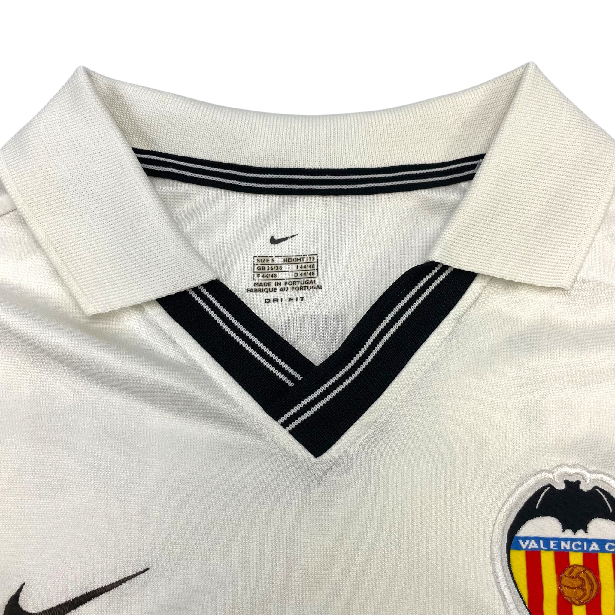 2000/01 Valencia Home Football Shirt (S) Nike #7 Carew – Football