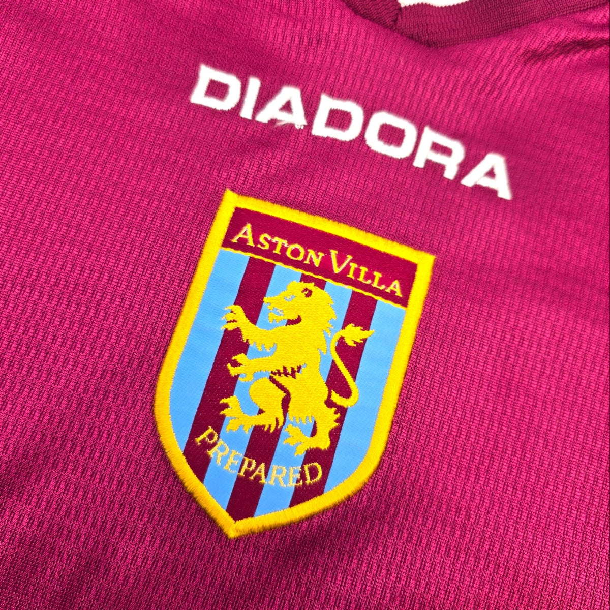 2000/02 Aston Villa Home Football Shirt (L) Diadora 10 - Football Finery - FF306050