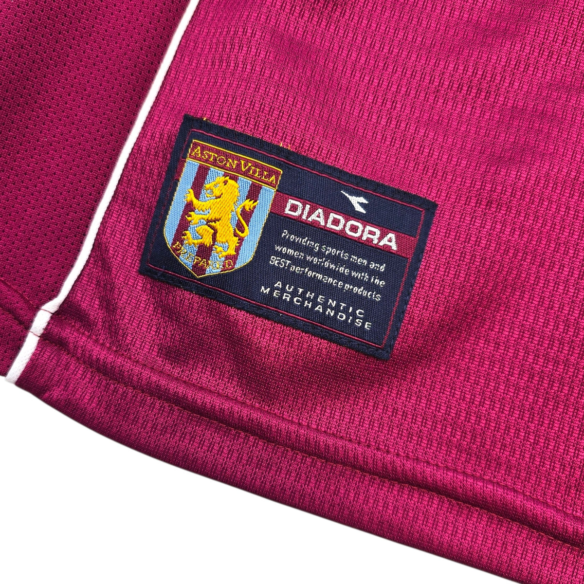 2000/02 Aston Villa Home Football Shirt (L) Diadora 10 - Football Finery - FF306050