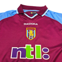 2000/02 Aston Villa Home Football Shirt (L) Diadora 10 - Football Finery - FF306050
