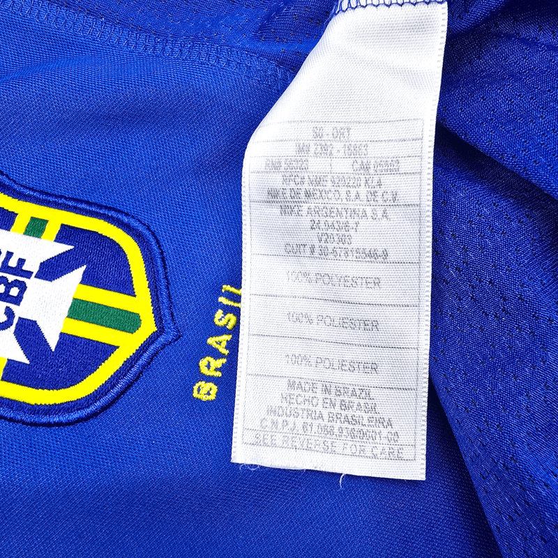 2000/02 Brazil Away Football Shirt (L) Nike #9 Ronaldo - Football Finery - FF300019