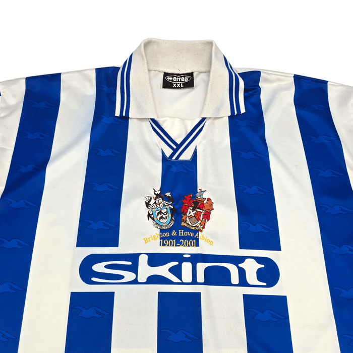 2000/02 Brighton Home Football Shirt (2XL) Errea - Football Finery - FF302711