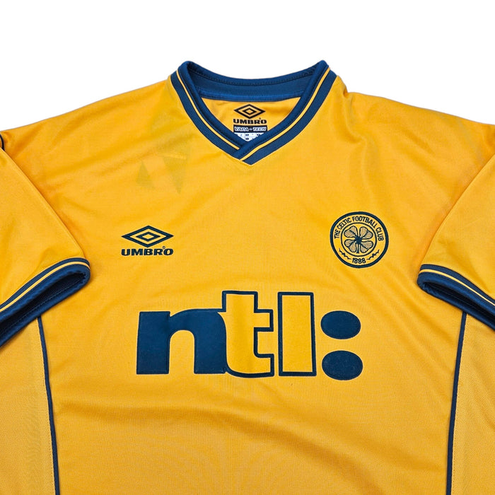 2000/02 Celtic Away Football Shirt (M) Umbro - Football Finery - FF203451