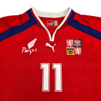 2000/02 Czech Republic Home Football Shirt (XL) Puma 11 Rosicky - Football Finery - FF302368