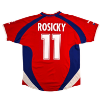 2000/02 Czech Republic Home Football Shirt (XL) Puma 11 Rosicky - Football Finery - FF302368