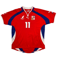 2000/02 Czech Republic Home Football Shirt (XL) Puma 11 Rosicky - Football Finery - FF302368
