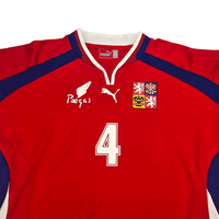 2000/02 Czech Republic Home Football Shirt (XL) Puma 4 Nedvěd - Football Finery - FF302012