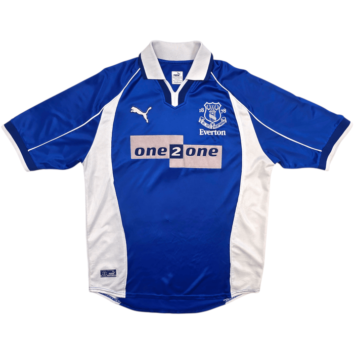 2000/02 Everton Home Football Shirt (M) Puma - Football Finery - FF304191