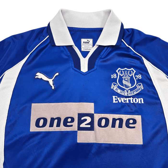 2000/02 Everton Home Football Shirt (M) Puma - Football Finery - FF304191