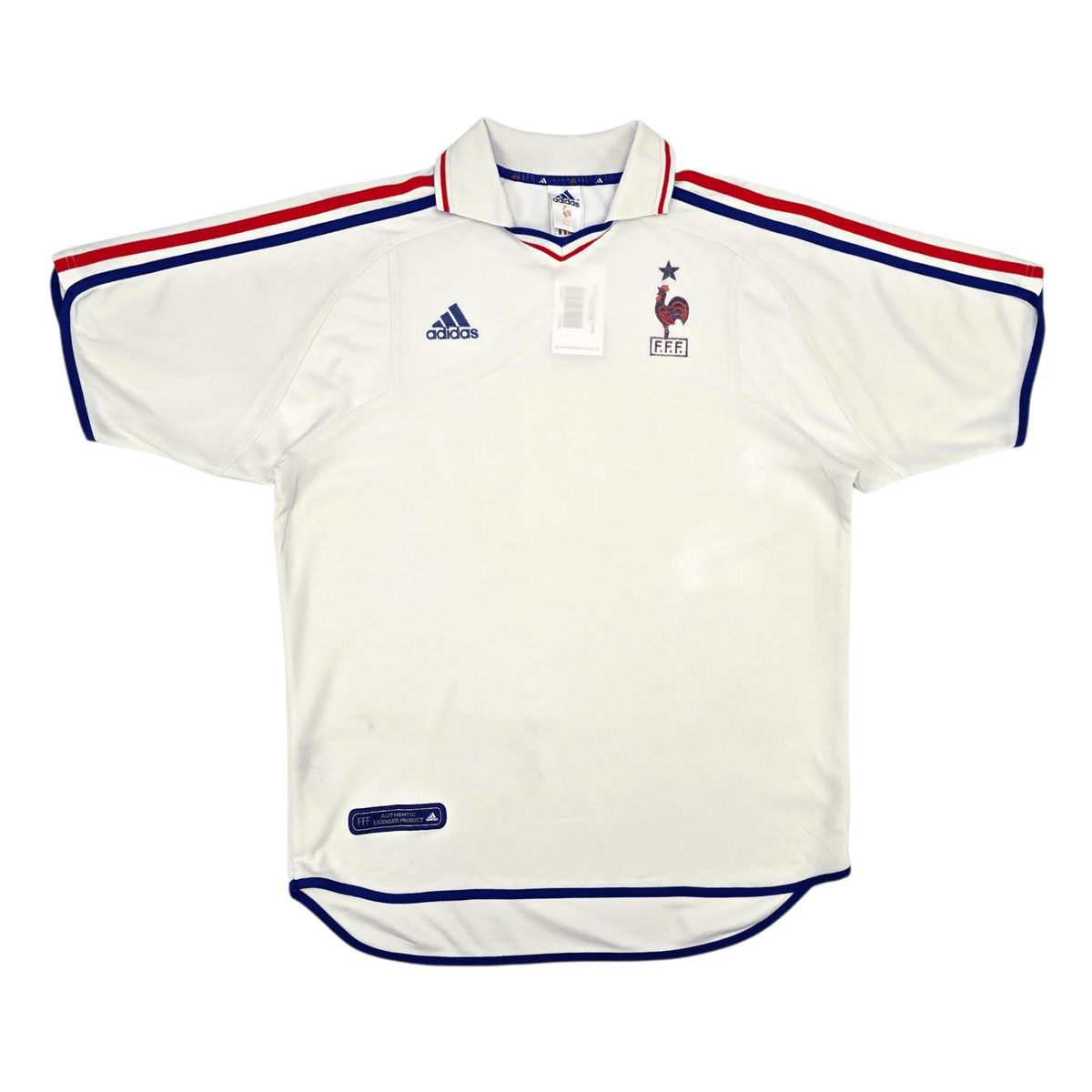 2000/02 France Away Football Shirt (L) Adidas - Football Finery - FF303221