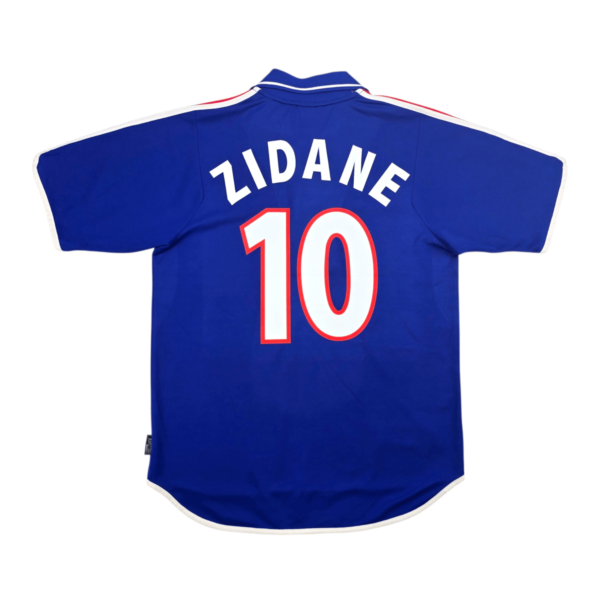 2000/02 France Home Football Shirt (M) Adidas 10 Zidane - Football Finery - FF302875