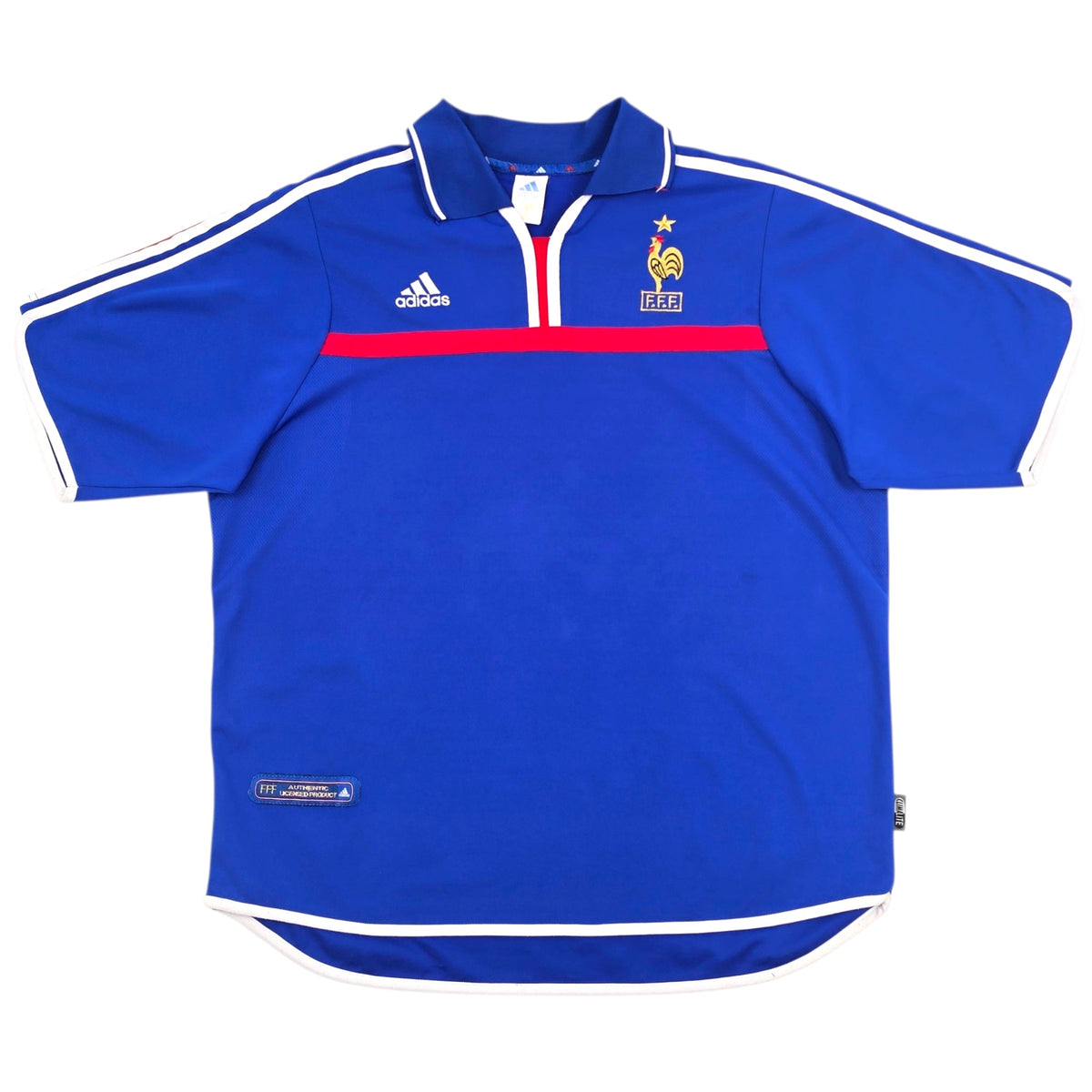2000/02 France Home Football Shirt (XL) Adidas - Football Finery - FF305210