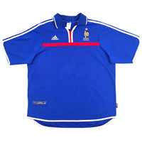 2000/02 France Home Football Shirt (XL) Adidas - Football Finery - FF305210