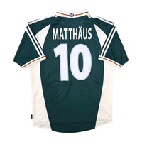 2000/02 Germany Away Football Shirt (M) Adidas 10 Matthaus - Football Finery - FF306974