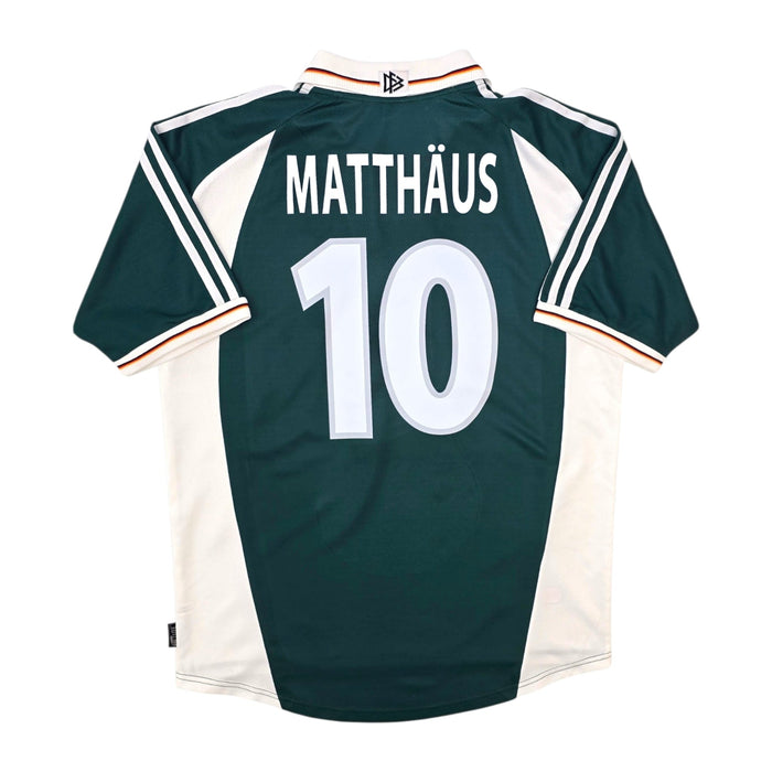2000/02 Germany Away Football Shirt (M) Adidas 10 Matthaus - Football Finery - FF306974