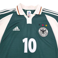 2000/02 Germany Away Football Shirt (M) Adidas 10 Matthaus - Football Finery - FF306974