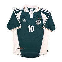 2000/02 Germany Away Football Shirt (M) Adidas 10 Matthaus - Football Finery - FF306974