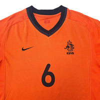 2000/02 Holland Home Football Shirt (M) Nike 6 Seedorf - Football Finery - FF305225