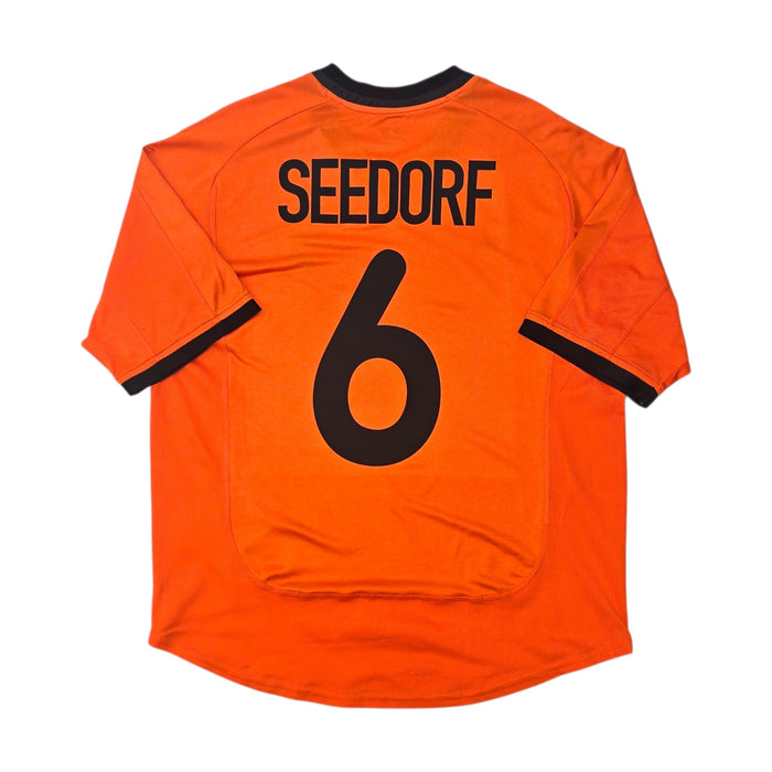 2000/02 Holland Home Football Shirt (M) Nike 6 Seedorf - Football Finery - FF305225